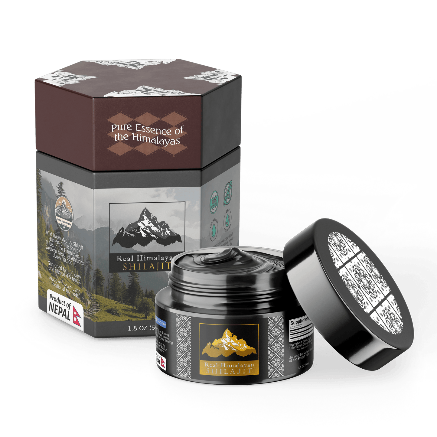 Real Himalayan Shilajit™ 1.80z (50g) Personal Set